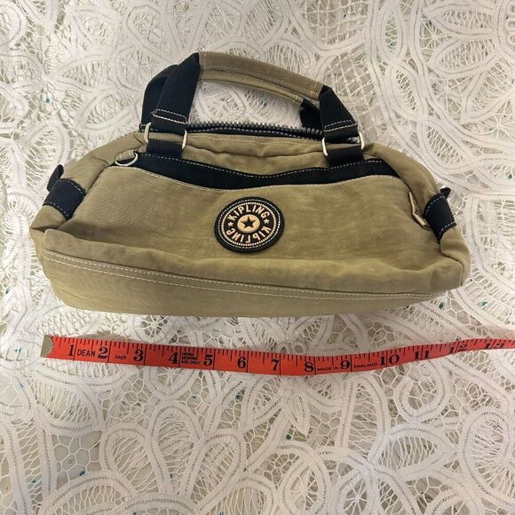 Kipling Mini Y2K Handbag Olive Green & Black - Picture 13 of 14